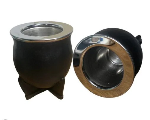 MATE CAMIONERO - INTERIOR Y VIROLA DE ACERO.