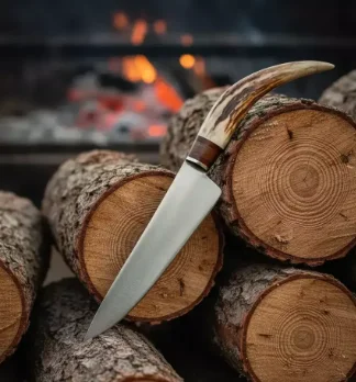 CUCHILLO ASTA DE CIERVO 18CM